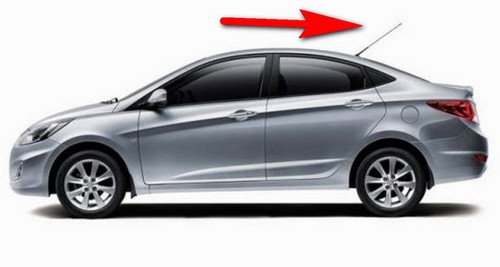 Hyundai 40cm aerial antenna - ,