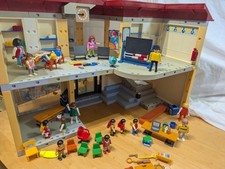 Playmobil School 5923, School Bus, Playground, Extra Figures, Great Set