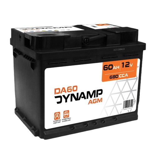 Dynamp da60 agm 60ah 680cca - dynamp,