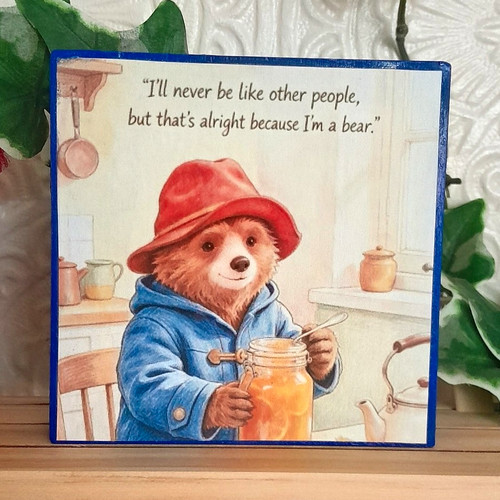 Paddington bear wooden - paddington,