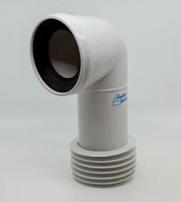 Armitage Shanks Toilet WC Pan Connector 110mm 4"  90 Degree Bend Waste Pipe