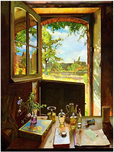 View from window garden - garden, k