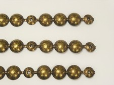 UPHOLSTERY NAILS STUDS STRIPS in OLD GOLD - LARGE 16mm Head Size