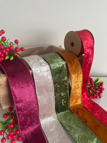 Velvet ribbon assorted - velvet,