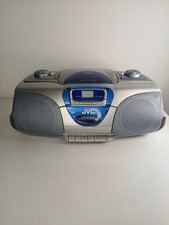 JVC RC-BX33S0L Radio CD & Cassette Stereo Boombox Working And Tested