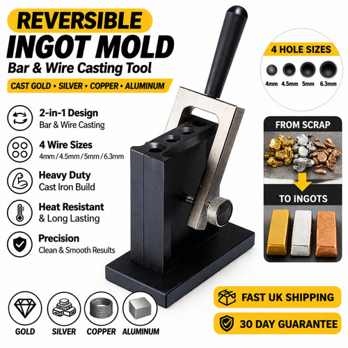 Reversible ingot mold cast - reversible,