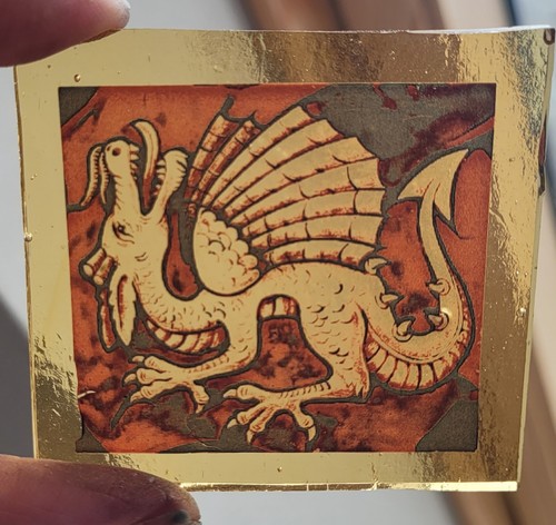 Stained glass dragon kiln - stained,