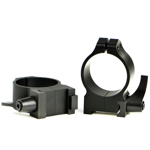 Warne 30mm matte high qd - high,