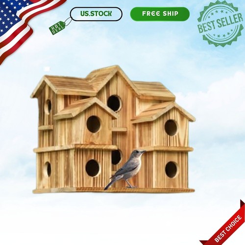 New hole large bird house - new,