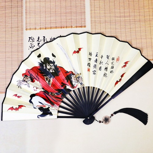 Hand bamboo fan zhong kui - hand,