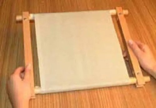 Wooden tapestry frame - frame, ,