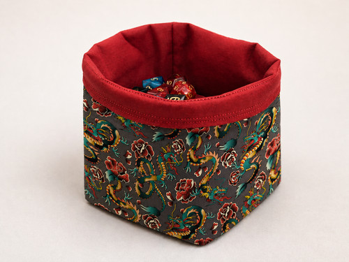 Dragon tattoo dice bag - tattoo, bag,