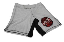 MMA Cage Fight White Shorts