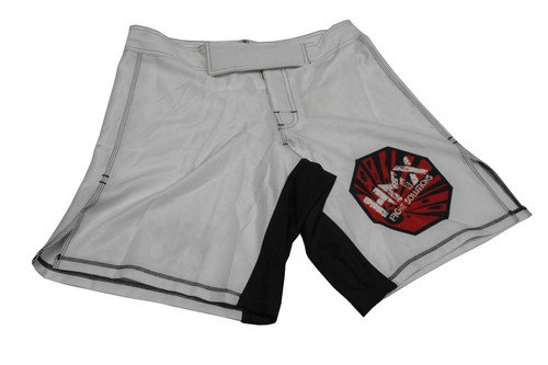Mma cage fight white shorts - cage,