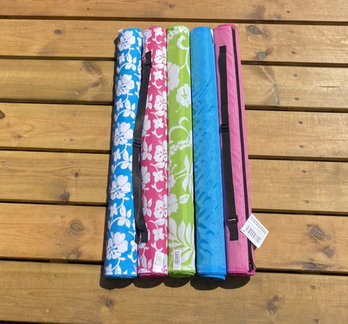 Beach mat straw - up, zip