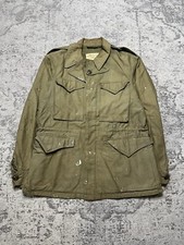 VTG Original WWII Army Combat Field Jacket M43 M-1943 Jacket Size 34R Small