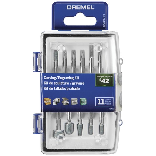 Dremel 729 piece carving - 729-01, 11-piece