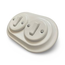 White ceramic porcelain double - ceramic,