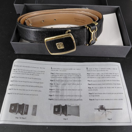 Nikken belt mens - belt, black