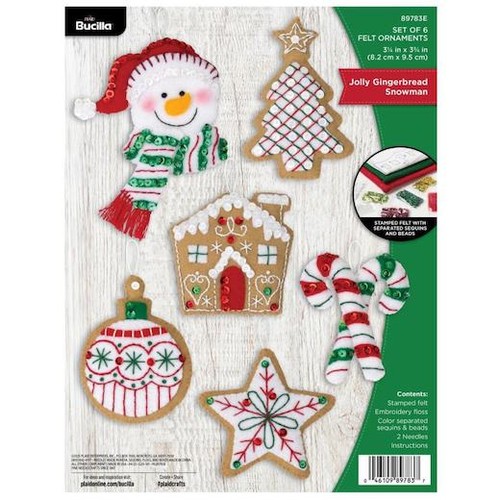 Bucilla felt ornaments - bucilla,