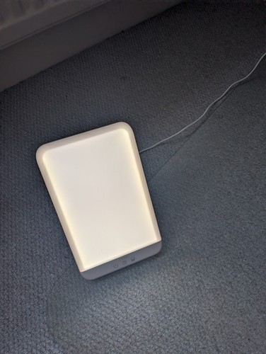 Sad light therapy lamp - therapy, lamp.