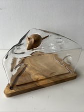 Cheese Board with Glass Dome