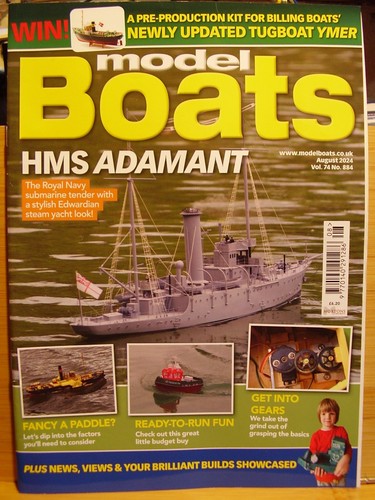 Model boats magaine august - model,