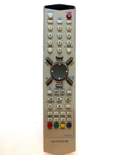 Daewoo dvd combi remote - tv/dvd,