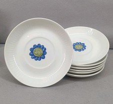 Figgjo Flint Norway Saucer Blue Tor Viking Turi Design 14cm Vintage 70s Prop 