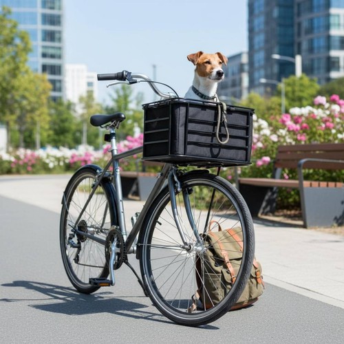 Rear rack dog - rear, basket