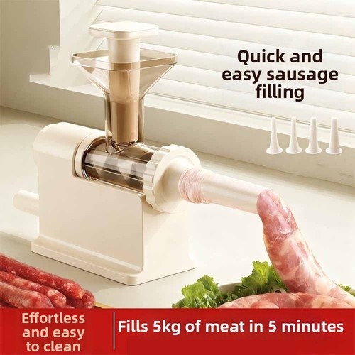 Manual sausage stuffer machine - manual,