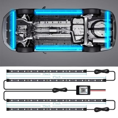 Rgb led under car tube - 4x,