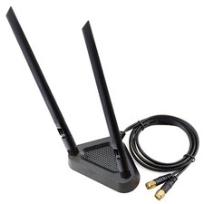 Dual WiFi Bluetooth Antenna Magnetic Base RP-SMA Wireless Network Signal Extend
