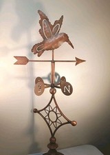 Copper Weathervane Hummingbird