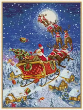 Printed Cross Stitch Kit 14 ct