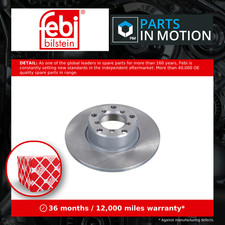 2x Brake Discs Pair Solid fits