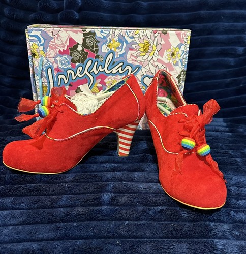 Irregular choice 9 red - choice, 8.5