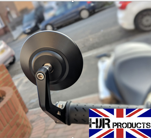 Cnc bar end mirrors triumph - end,