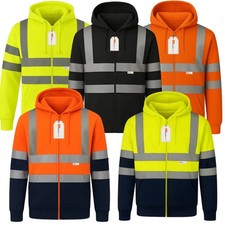 Vis zip hoodie - vis, lined