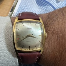 VINTAGE SMITHS 21 JEWELS  MECHANICAL MEN WRIST WATCH MADE IN GREAT BRITAIN 