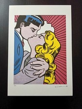 ROY LICHTENSTEIN Numbered Litho Poster 13.6X19,5" POP ART