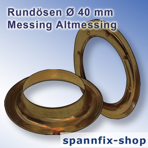 Round eyelets mm brass - eyelets,