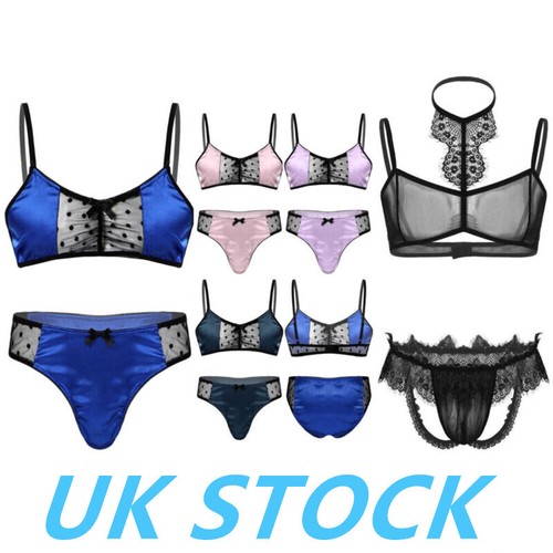 Mens sissy satin lace - uk,