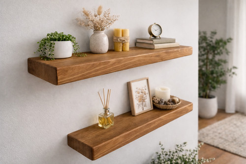 Floating shelf solid wood - solid,