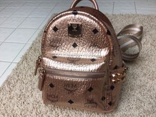 MCM Rose Colored Stark Studded
