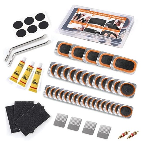 Bicycle puncture repair - puncture,
