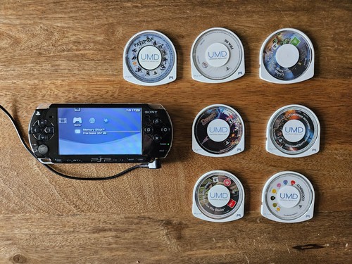Sony psp 2003 slim - 7, games