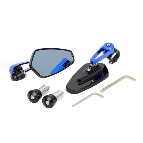 Black blue motorcycle - 2p, black&blue