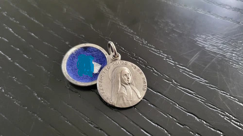 Slide locket antique - locket, st