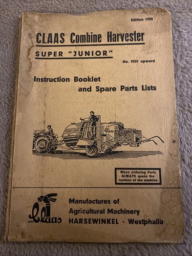 Original claas super junior - claas,
